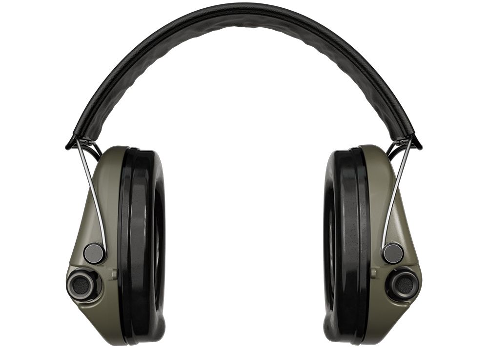 Sordin Supreme Pro-X Gel Leather aktyvios ausinės Green – nuotrauka 5