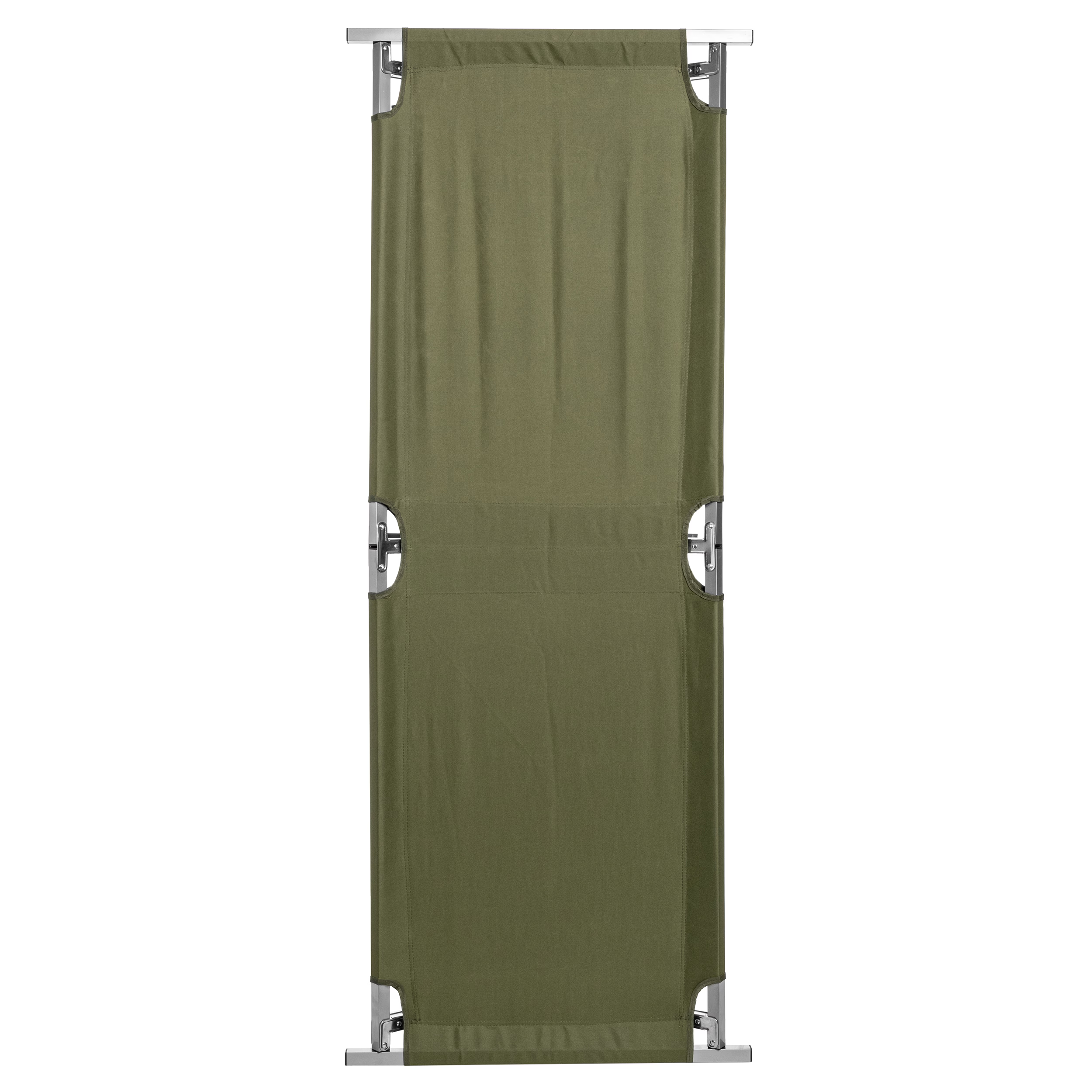 Mil-Tec sulankstoma turistinė lova Olive 210 x 70 cm – nuotrauka 2